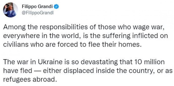 BM: Ukrayna'da 10 milyon kişi yerinden edildi
