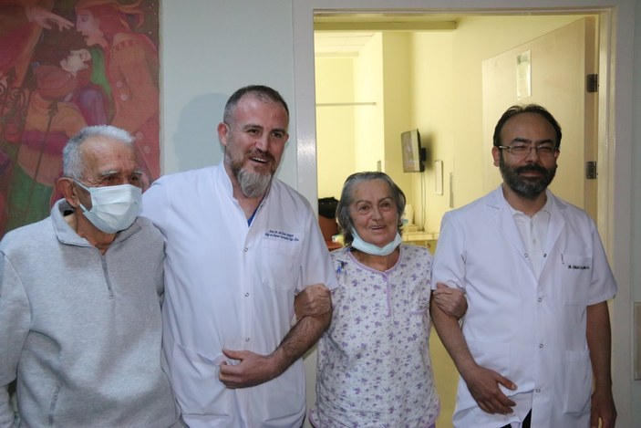 Antalya’da aort damarı yırtılıp balonlaşan kadın, sağlığına kavuştu