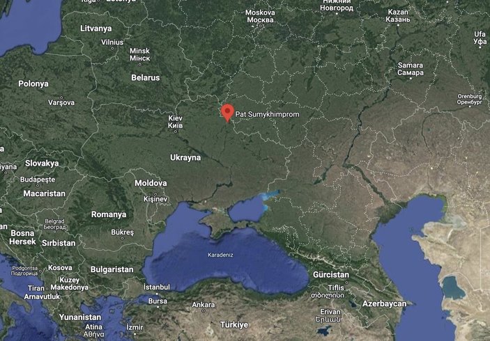 Ukrayna'daki kimyasal tesiste amonyak sızıntısı