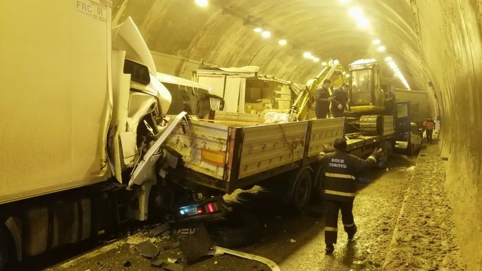 i Bolu Dağı Tüneli’nde 18 aracın karıştığı kazayla ilgili yeni gelişme