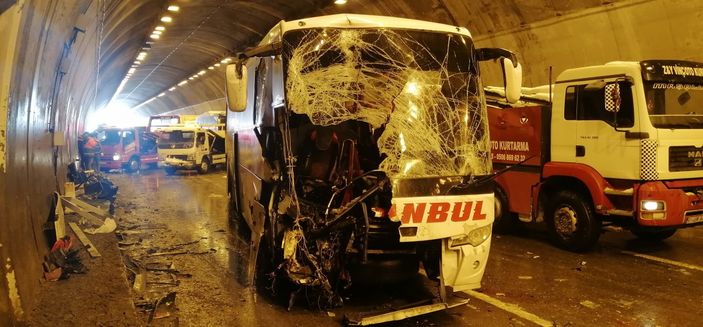 i Bolu Dağı Tüneli’nde 18 aracın karıştığı kazayla ilgili yeni gelişme