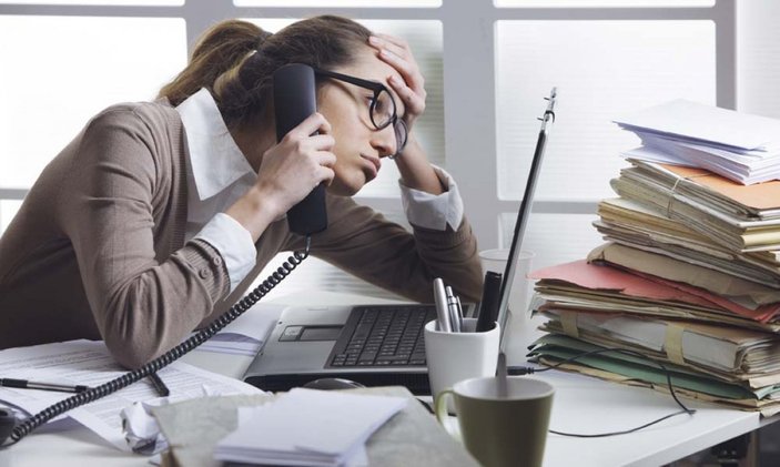 İş stresi yaşayanlarda ruhsal problemler daha sık görülüyor