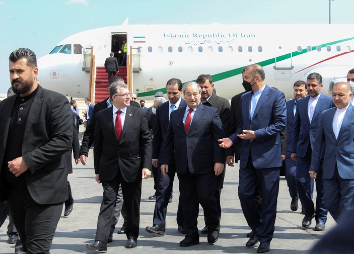 İran Dışişleri Bakanı Abdullahiyan Şam'a gitti