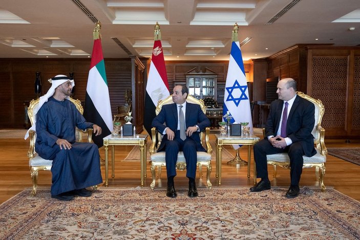 Mısır, İsrail ve BAE, üçlü zirve düzenledi