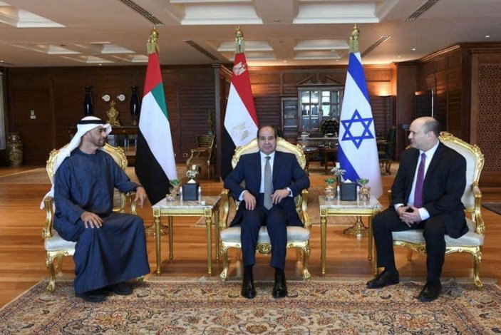 Mısır, İsrail ve BAE, üçlü zirve düzenledi