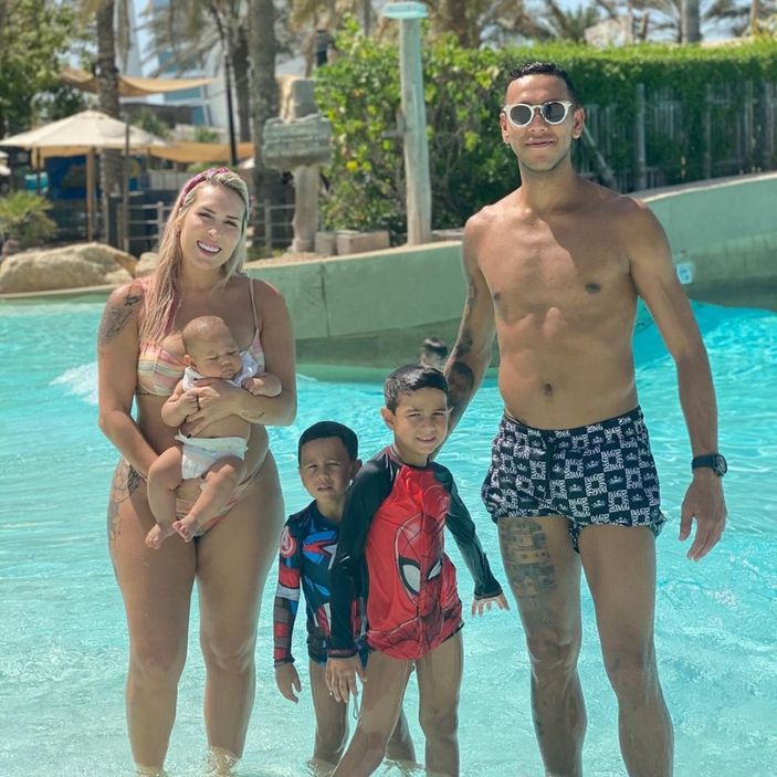 Beşiktaş'ın Brezilyalı futbolcuları tatilde