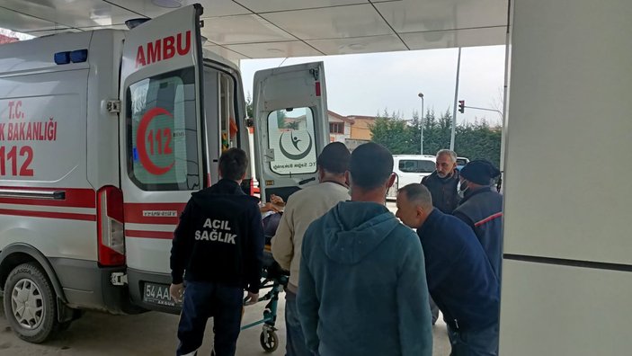 Sakarya'da inşaat işçisi 3 metre yükseklikten düştü