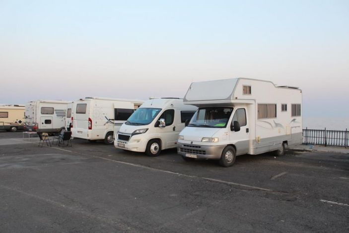 Bulgar karavancılar Tekirdağ'a gelmeye başladı