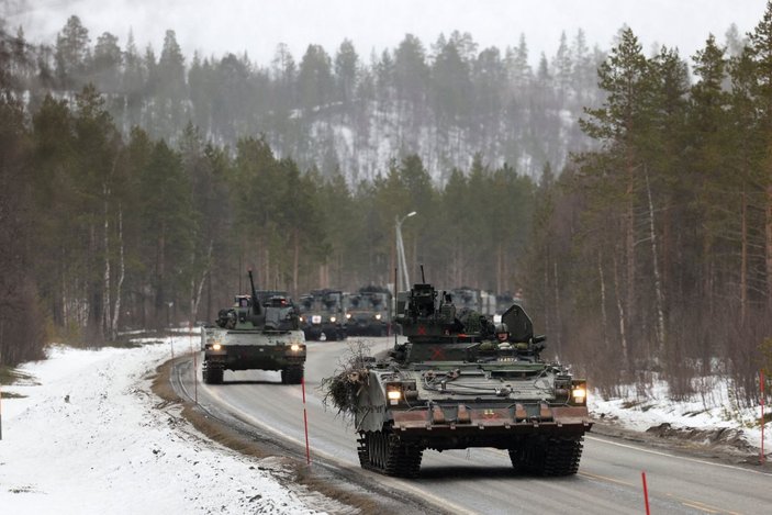 Norveç'te soğuk hava koşullarındaki NATO tatbikatı sürüyor