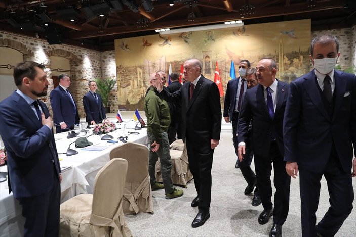 Cumhurbaşkanı Erdoğan, Ukrayna ve Rus heyetlere hitap etti
