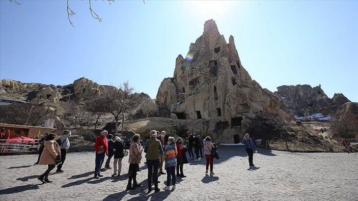 Turistlerin Kapadokya sevinci