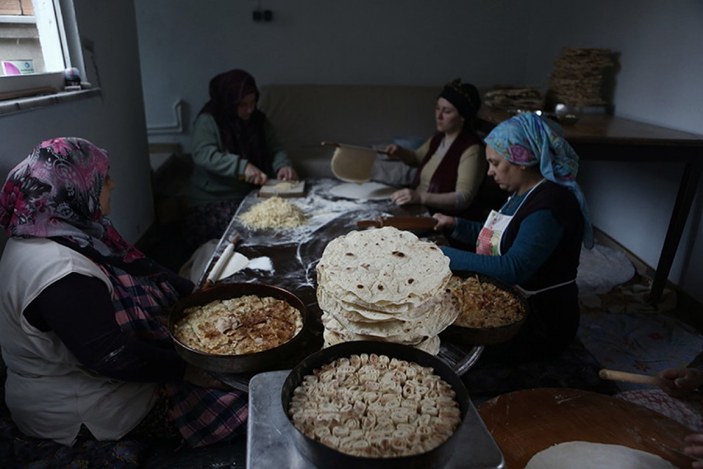 Karadeniz'de kadınların 'Ramazan imecesi' başladı