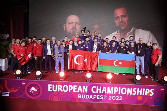 Türkiye, serbest güreşte takım halinde Avrupa ikincisi oldu