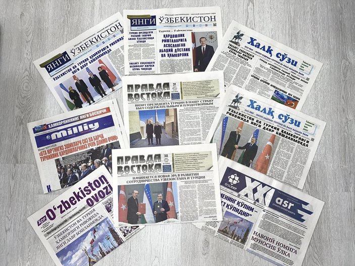 Cumhurbaşkanı Erdoğan'ın ziyareti Özbek basınında