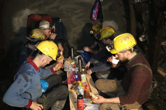 Zonguldak’taki maden ocağında mesaiye sahur arası