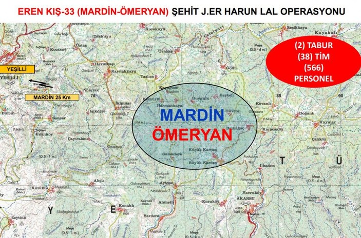 Mardin’de Eren Kış-33 Operasyonu başladı