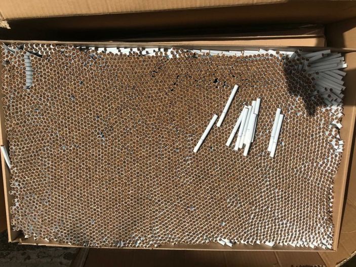 i Uşak'ta 8 milyon kaçak sigara ele geçirildi