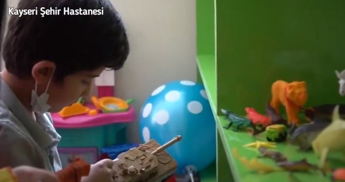 Kayseri Şehir Hastanesi'nde 'Çocuk Gelişimi Oyun Terapisi Birimi' açıldı