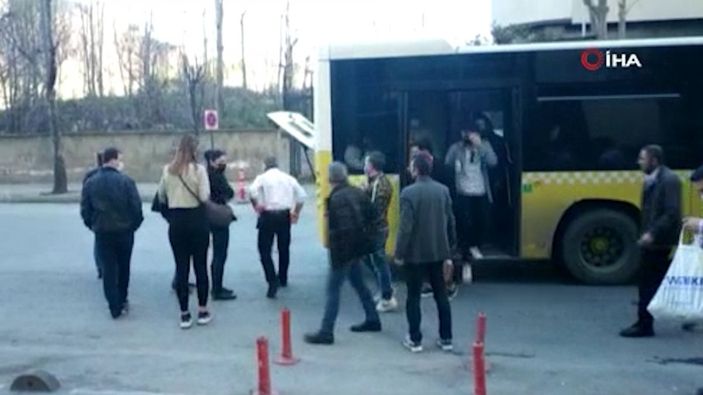 i Bahçelievler'de iki İETT otobüsü yolda kaldı