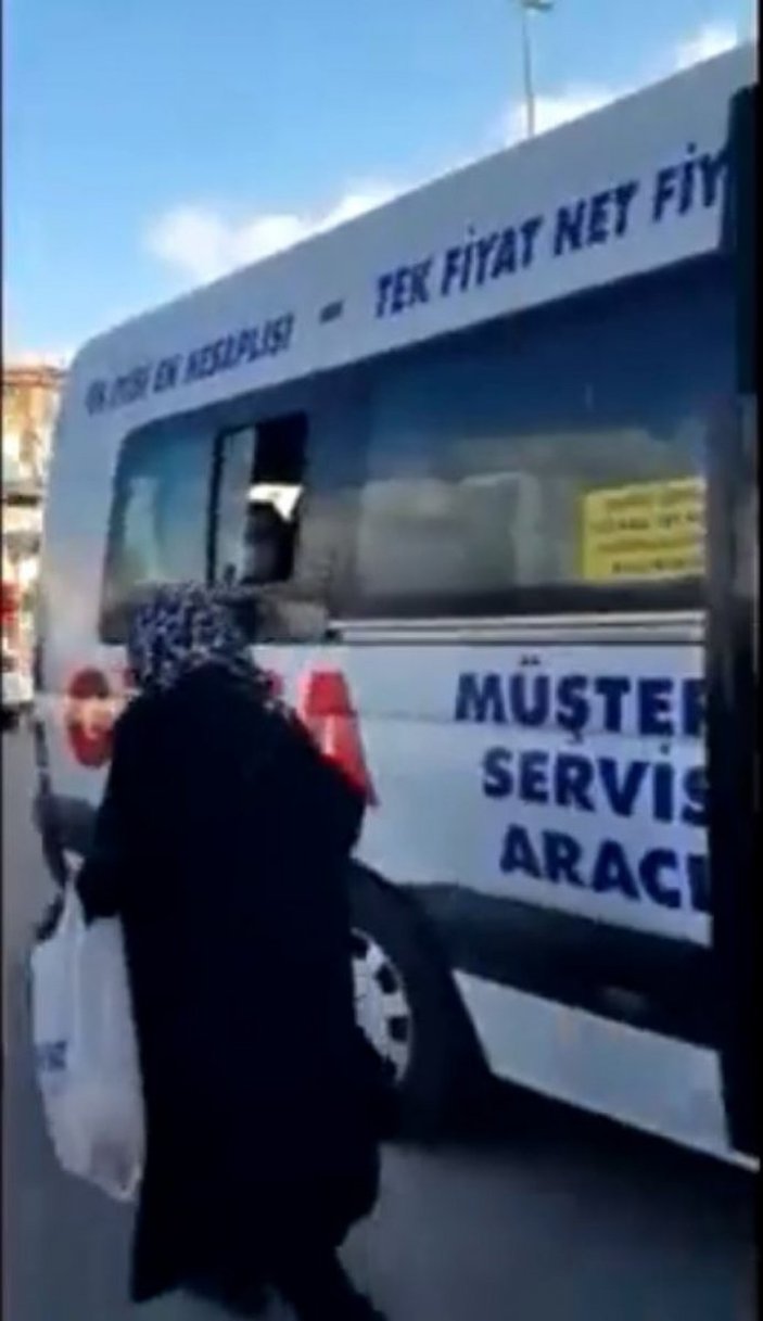 Ankara'da yaşlı kadını servisten indiren markete ceza
