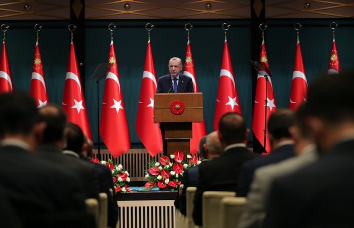 Cumhurbaşkanı Erdoğan'dan Kabine Toplantısı sonrası açıklama