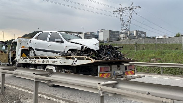 Şile Otoyolu'nda kaza: 3 yaralı