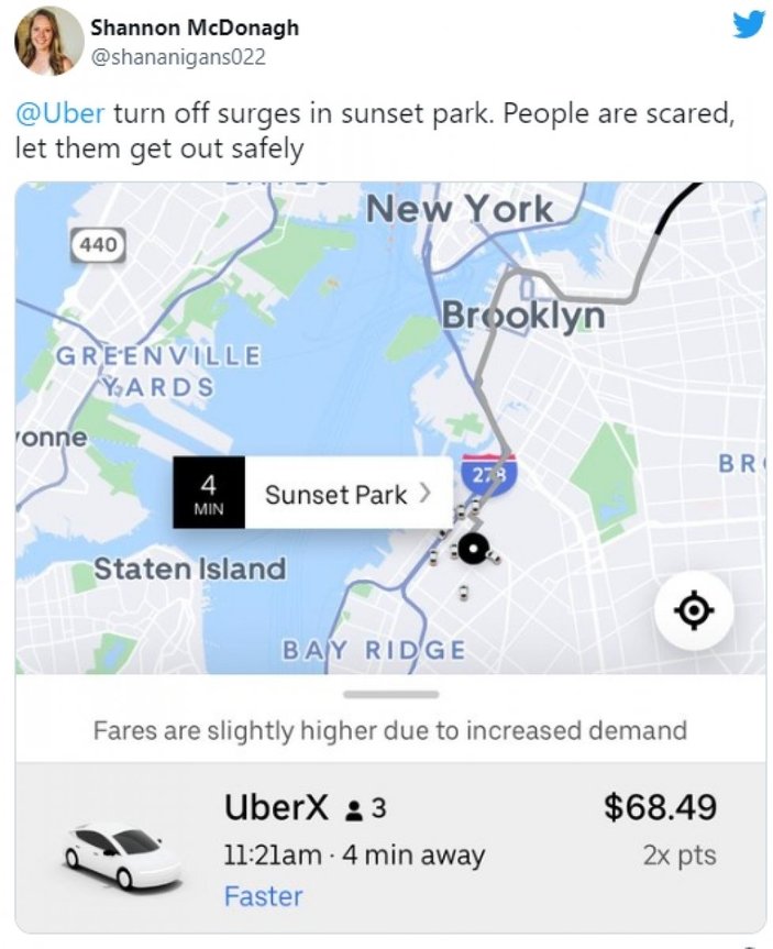 New York'ta metro saldırısı sonrası taksi ücretlerine zam yapıldı