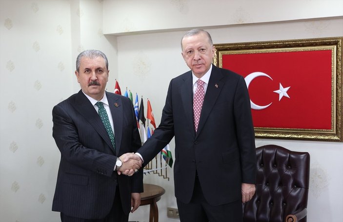 Cumhurbaşkanı Erdoğan'dan Mustafa Destici ziyareti