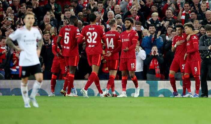 Şampiyonlar Ligi'nde Benfica'yı eleyen Liverpool yarı finalde