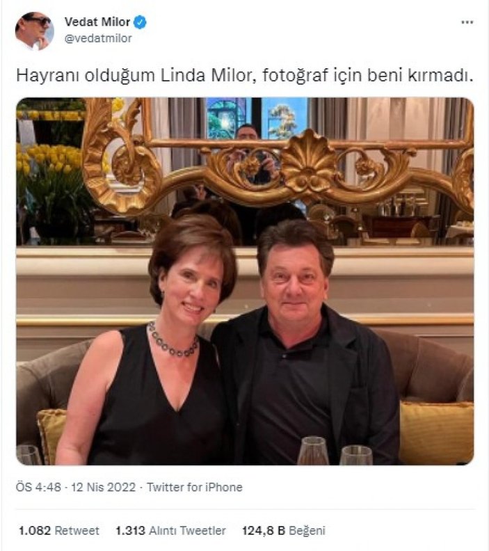 Vedat Milor'un Amerikalı eşi Linda Susan Milor'a bakın! Güzelliği ve zarafetiyle büyülüyor...