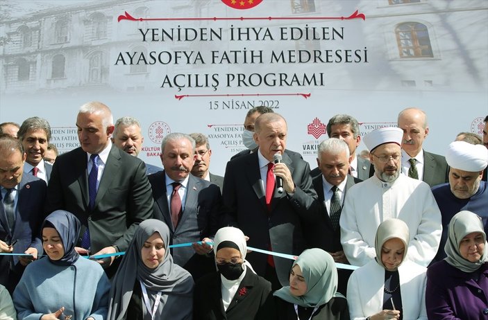 Ayasofya Fatih Medresesi açıldı