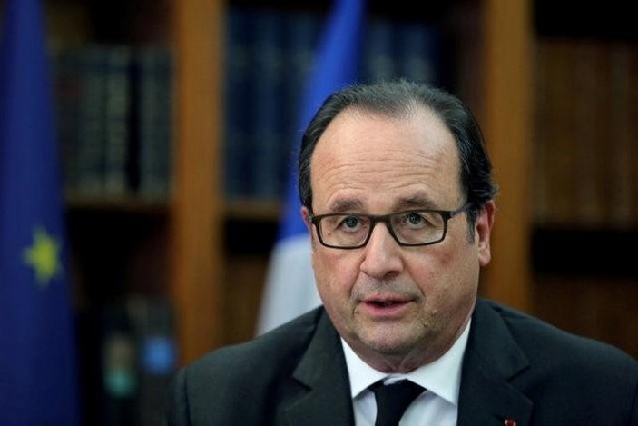 François Hollande, Emmanuel Macron'a desteğini açıkladı