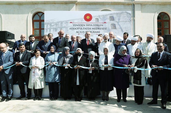 Ayasofya Fatih Medresesi açıldı