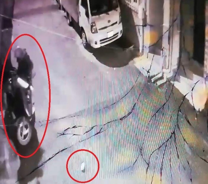 Bursa'daki motosiklet hırsızı, kafasına tabak atılınca kaçtı