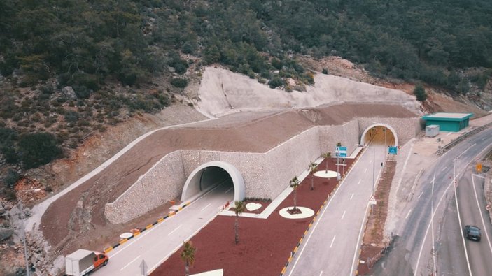 Antalya'da Phaselis Tüneli bugün açılarak hizmete girecek