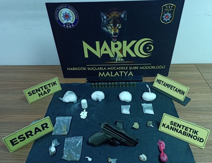 Malatya’da bir araçta uyuşturucu düzeneği bulundu
