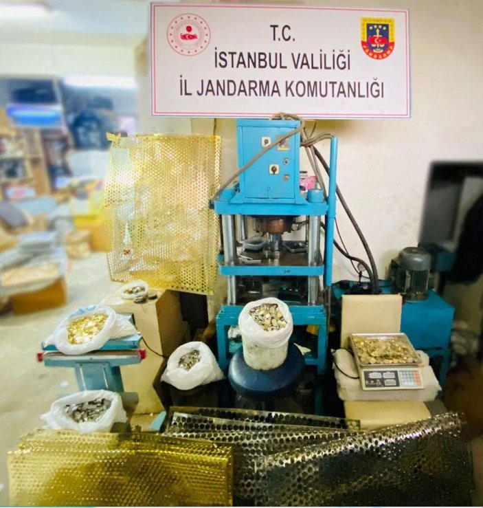 İstanbul'da sahte madeni para operasyonu