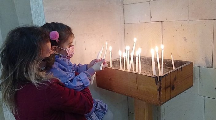 Türkiye'nin tek Ermeni köyünde Paskalya Bayramı kutlandı