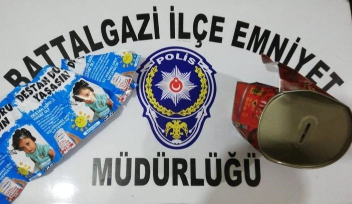 Malatya'da SMA hastasının bağış kumbarasını çalan 2 kişi yakalandı