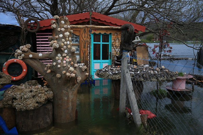 Kırklareli'nde İstanbul'a su sağlayan Kazandere Barajı'nda taşkın