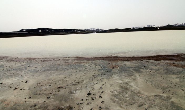 d Van'da tamamen kuruyan Tuz Gölü, yeniden su tuttu