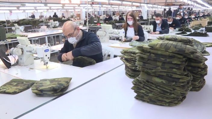 Vladimir Zelensky'ye balistik korumalı kask ve yelek Yozgat'tan gitti