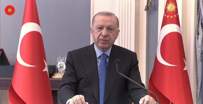 Cumhurbaşkanı Erdoğan, Mavi Vatan-2022 Tatbikatı'na canlı bağlantı yaptı