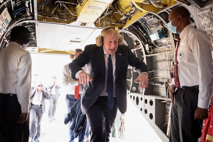 Boris Johnson'ın Hindistan temasları