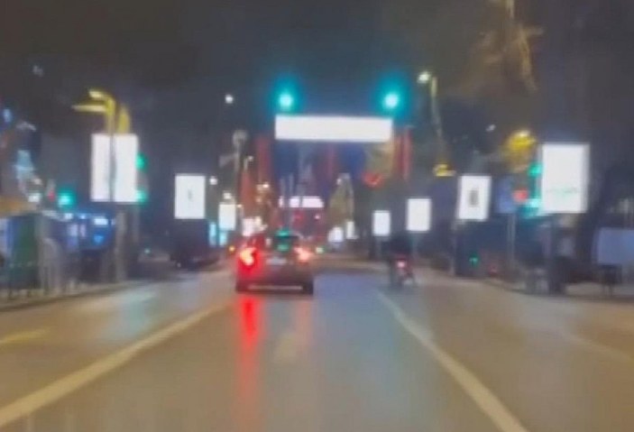 Bağdat Caddesi'nde drift yapan sürücü yakalandı