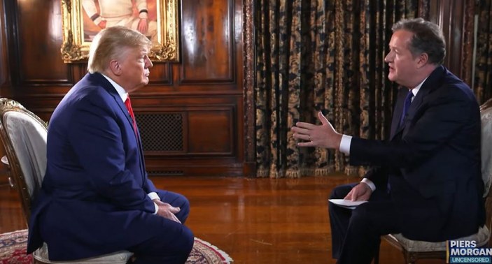 Donald Trump, sinirlenince röportajı terk etti