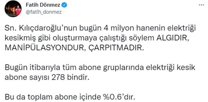 Fatih Dönmez: Kılıçdaroğlu'nun oluşturmaya çalıştığı eylem manipülasyondur