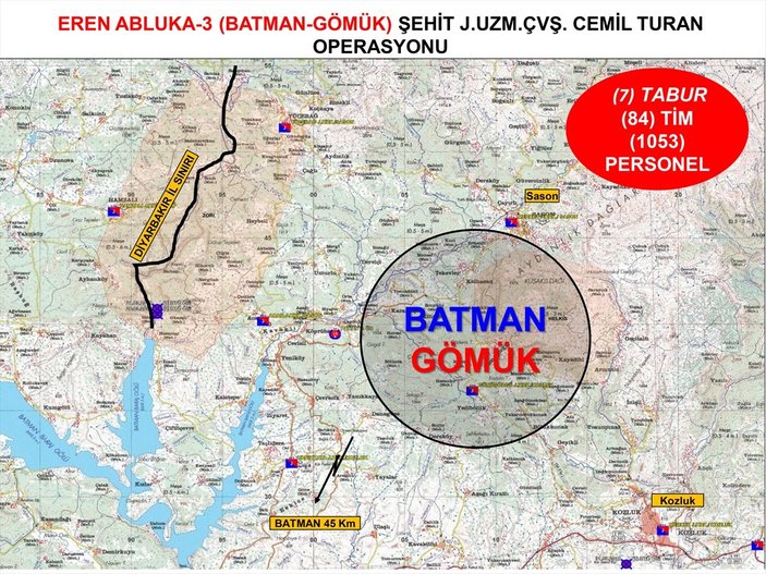 Batman'da Eren Abluka-3, Diyarbakır'da Eren Abluka-4 Operasyonu başlatıldı