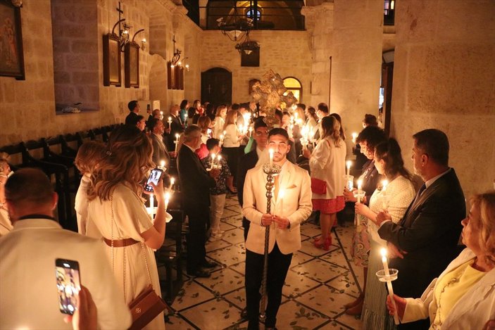 Hatay'da Hristiyanlar, Paskalya Bayramı'nı kutladı