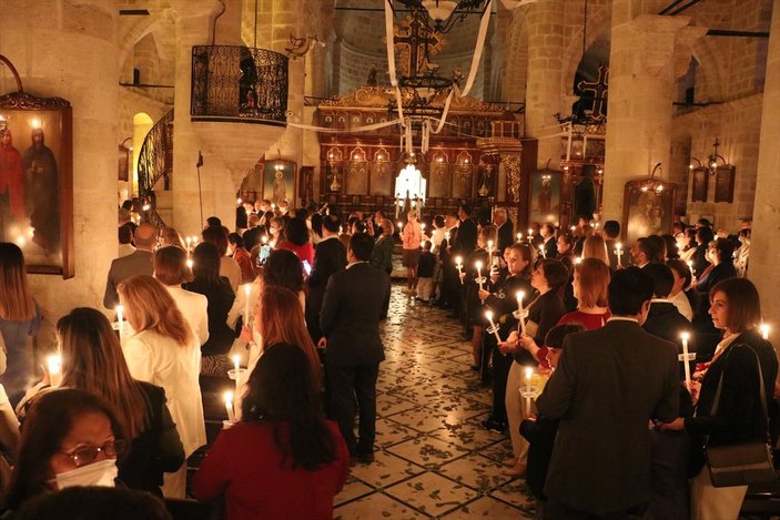 Hatay'da Hristiyanlar, Paskalya Bayramı'nı kutladı